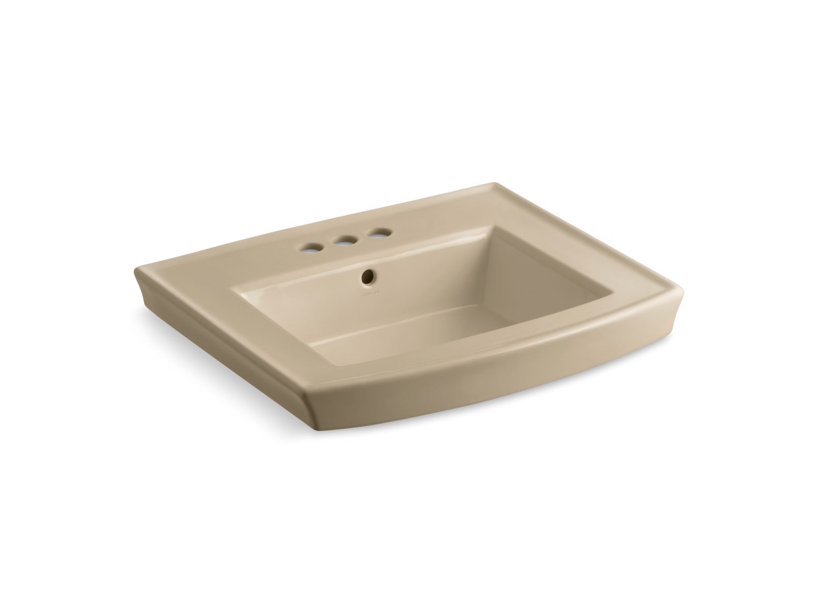 Archer® 24" rectangular pedestal bathroom sink