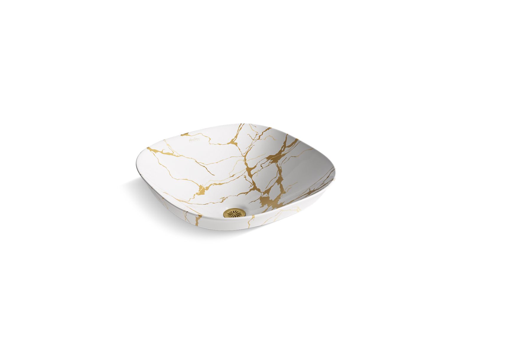 Aureus® 16-3/4" square vessel bathroom sink, no overflow