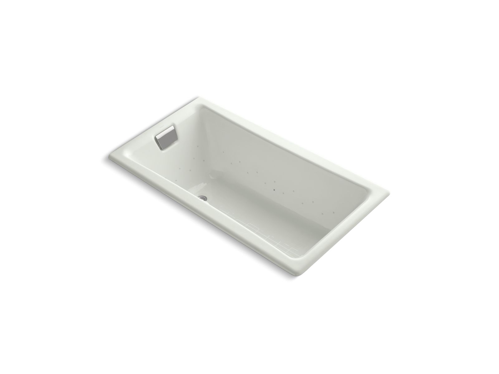 Tea-for-Two® 60" x 32" drop-in Heated BubbleMassage™ air bath