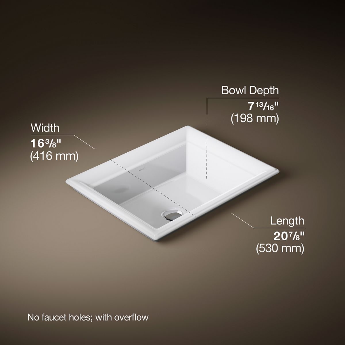21993-artifacts-21-rectangular-drop-in-bathroom-sink-3.jpg Artifacts™ 21" rectangular drop-in bathroom sink