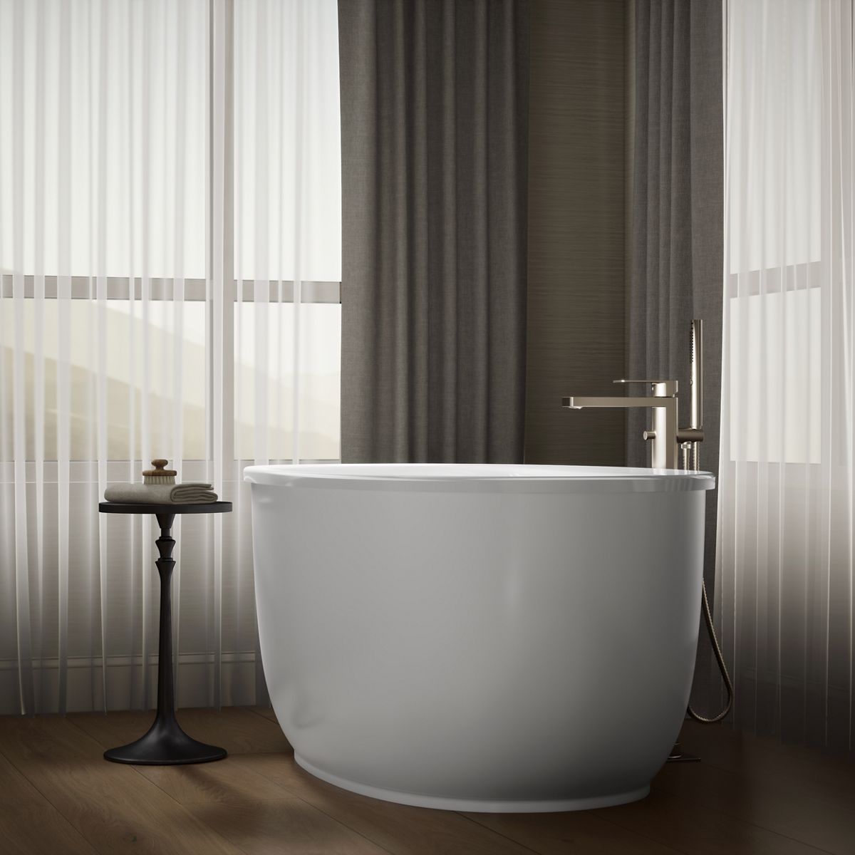 2207-sunstruck-60-x-34-freestanding-bath-with-bask-heated-surface-and-fluted-shroud-15.jpg Sunstruck® 60" x 34" freestanding bath with Bask® heated surface and fluted shroud