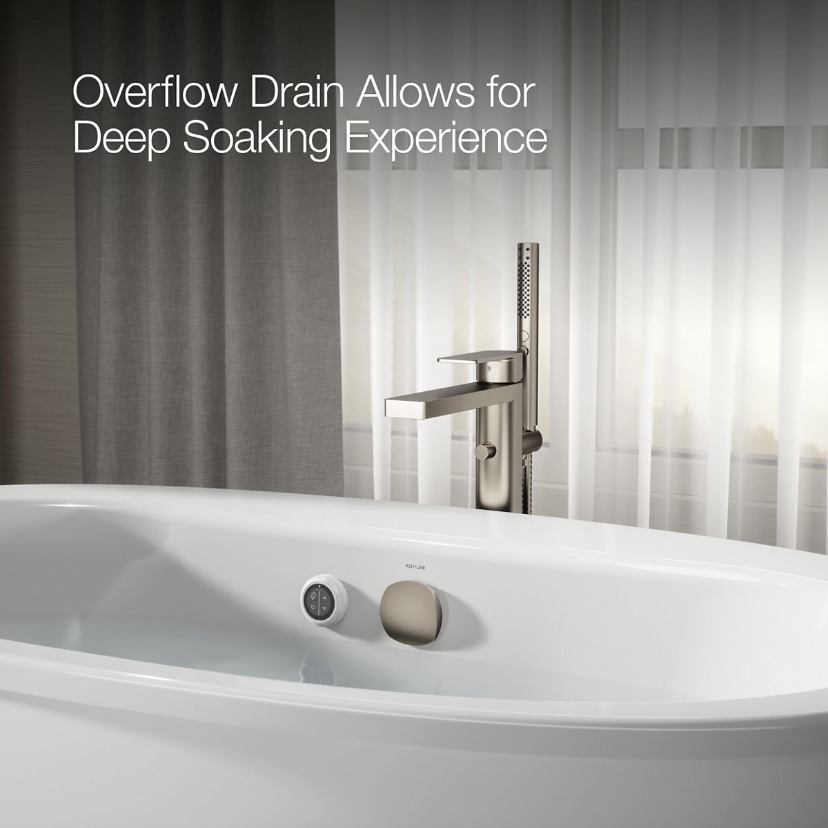 2207-sunstruck-60-x-34-freestanding-bath-with-bask-heated-surface-and-fluted-shroud-6.jpg Sunstruck® 60" x 34" freestanding bath with Bask® heated surface and fluted shroud