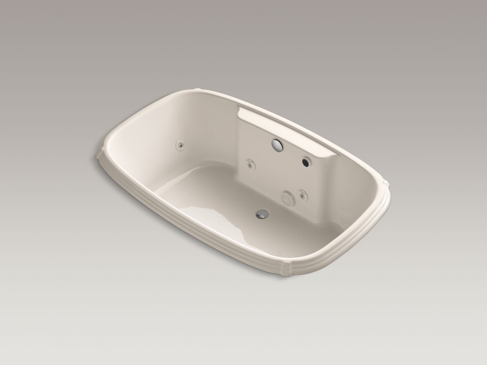 2221-portrait-67-x-42-drop-in-whirlpool-bath-with-end-drain-and-heater-without-trim-4.jpg Portrait® 67" x 42" drop-in whirlpool bath with end drain and heater without trim