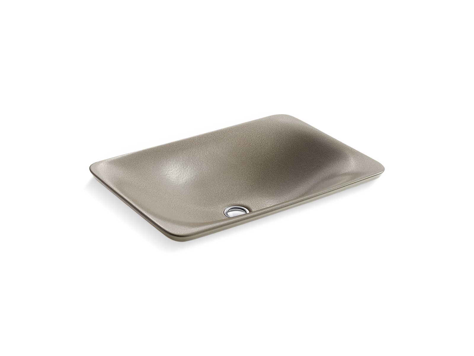 Shagreen Carillon® 21-1/4" rectangular drop-in bathroom sink, no overflow