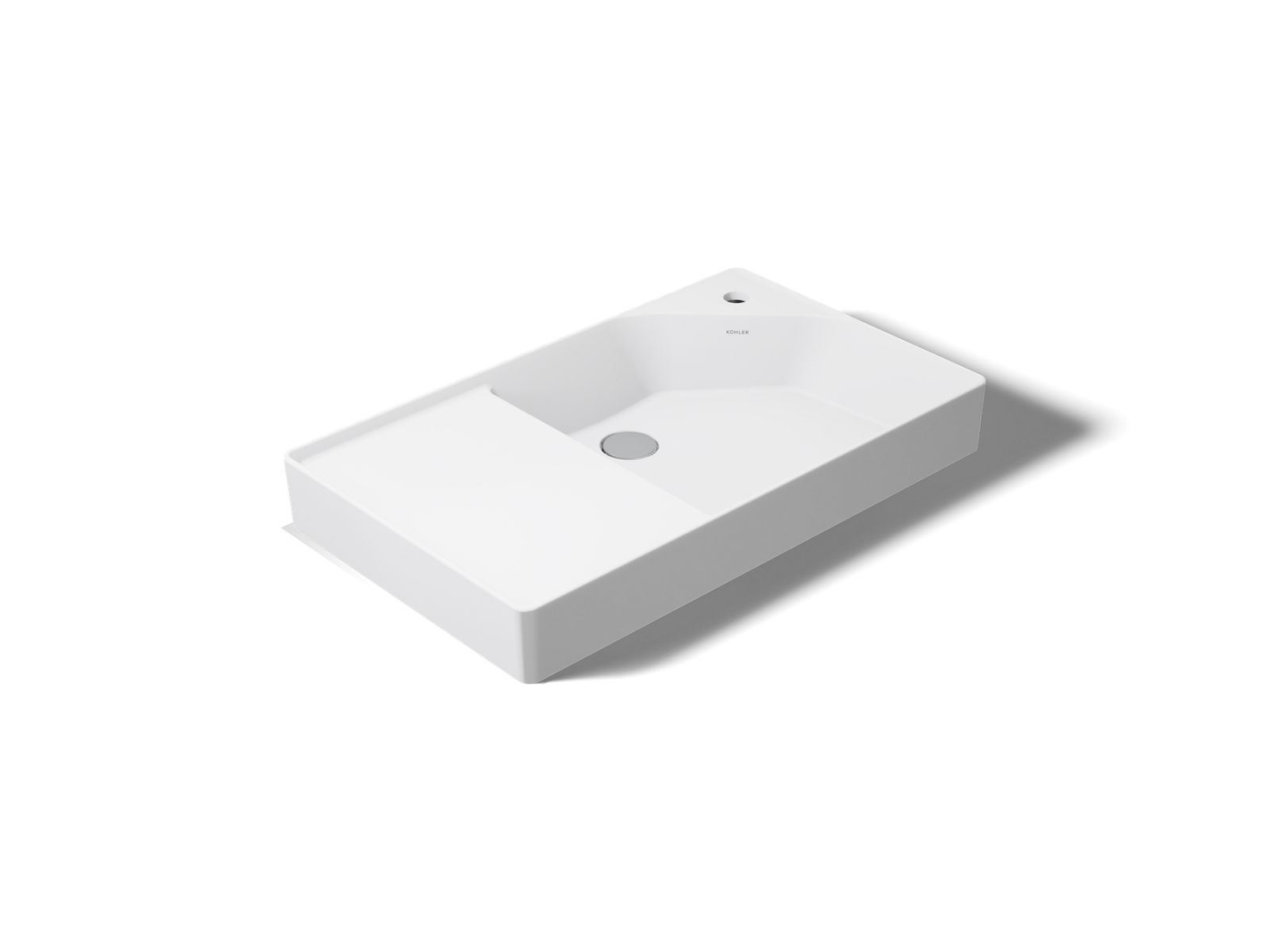 Spacity® 30" fireclay vanity top with integrated square sink