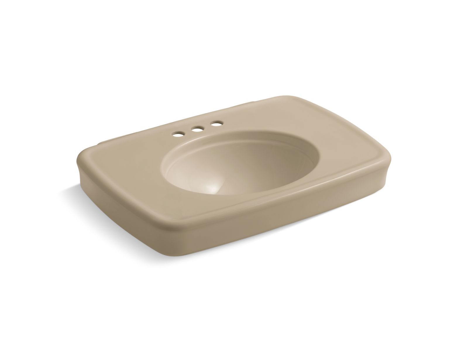 Bancroft® 30" bathroom sink with 4" centerset faucet holes