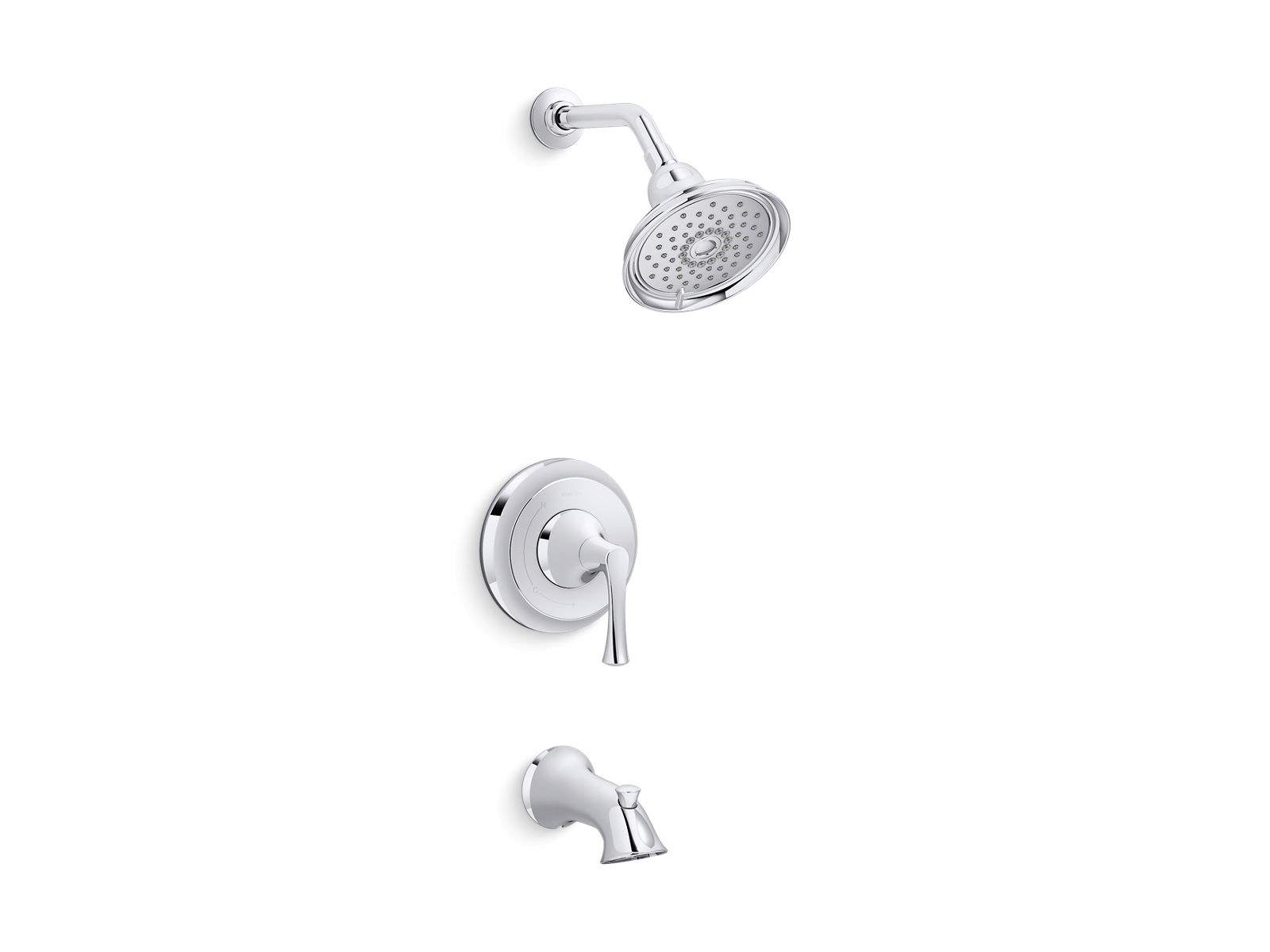 Lilyfield® Rite-Temp® pressure-balancing bath/shower trim set
