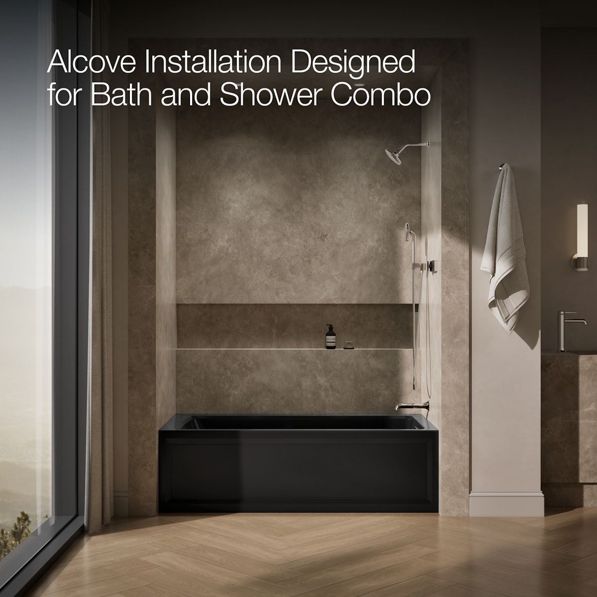 2401-archer-66-x-32-alcove-heated-bubblemassage-air-bath-right-drain-17.jpg Archer® 66" x 32" alcove Heated BubbleMassage™ air bath, right drain