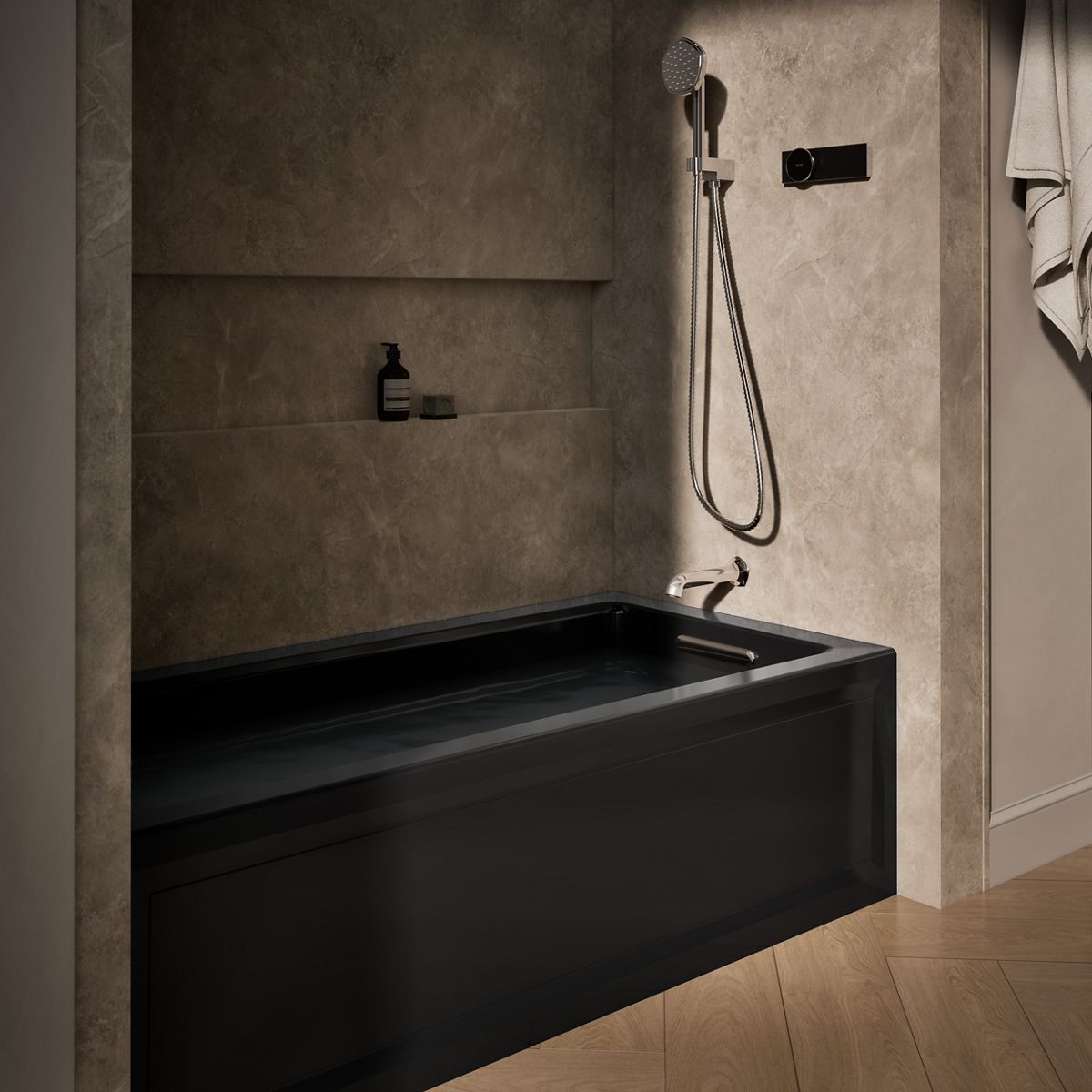 2401-archer-66-x-32-alcove-heated-bubblemassage-air-bath-right-drain-9.jpg Archer® 66" x 32" alcove Heated BubbleMassage™ air bath, right drain