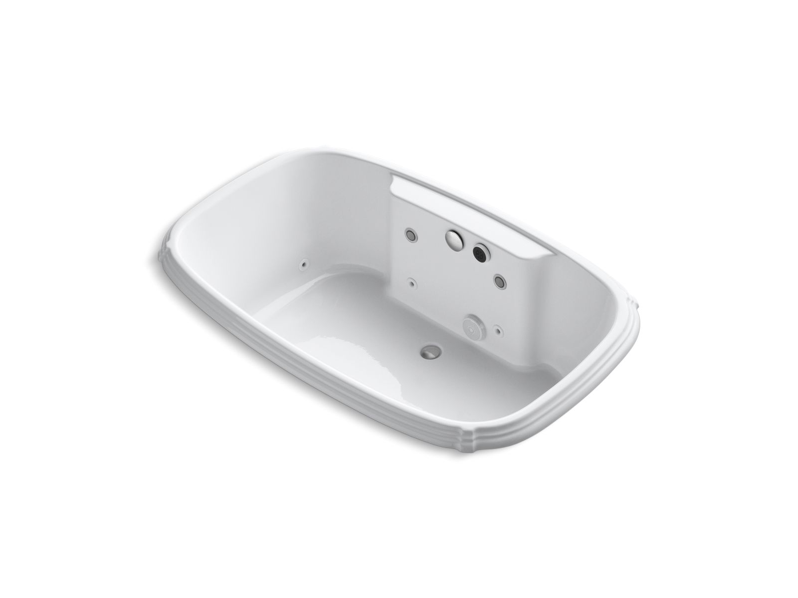 Portrait® 67" x 42" drop-in Effervescence bath