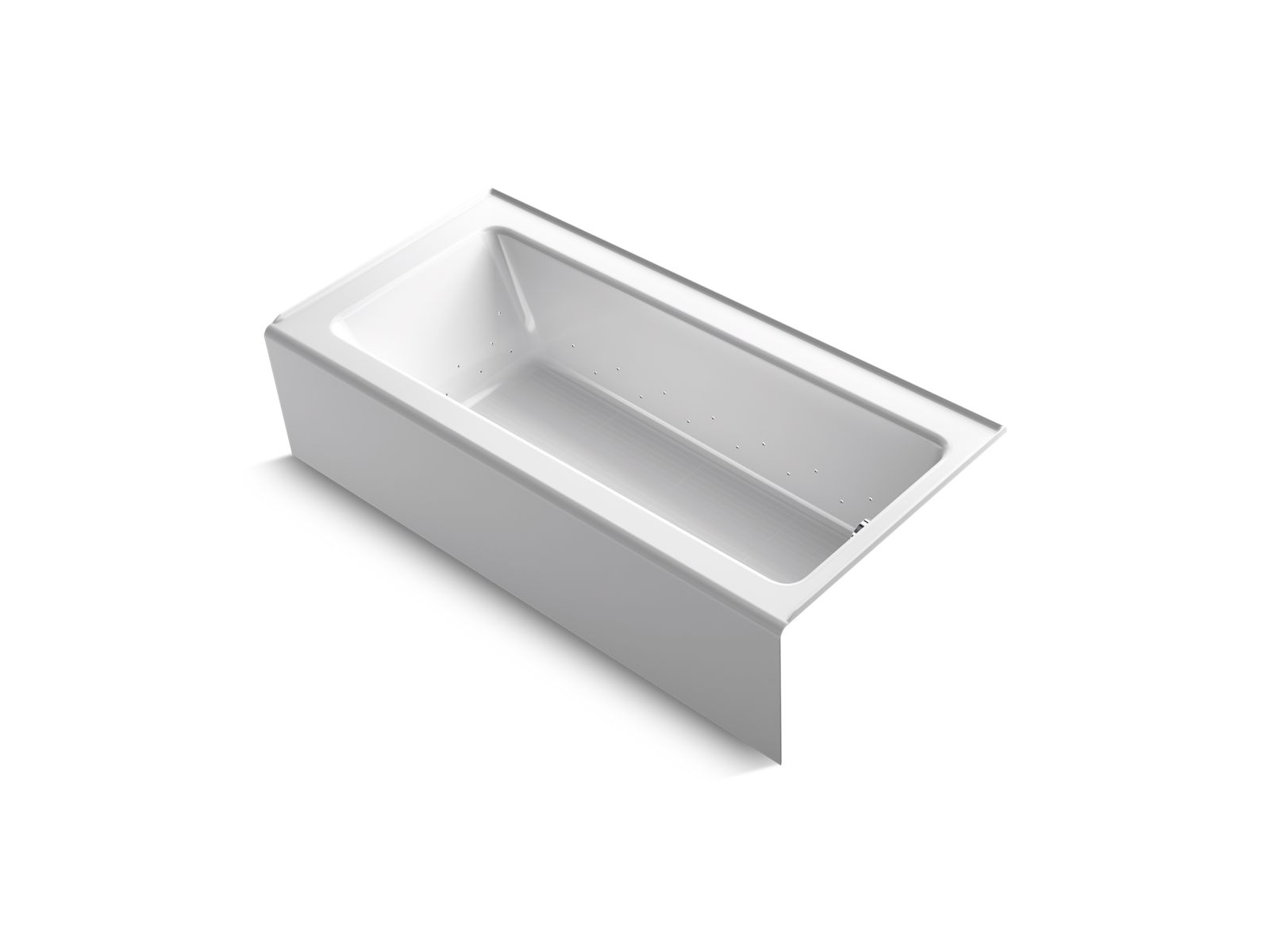 2462-bellwether-66-x-32-alcove-bubblemassage-air-bath-with-integral-apron-polished-chrome-airjet-trim-right-hand-drain-and-heater-1.jpg Bellwether® 66" x 32" alcove BubbleMassage™ air bath with integral apron, Polished Chrome airjet trim, right-hand drain and heater