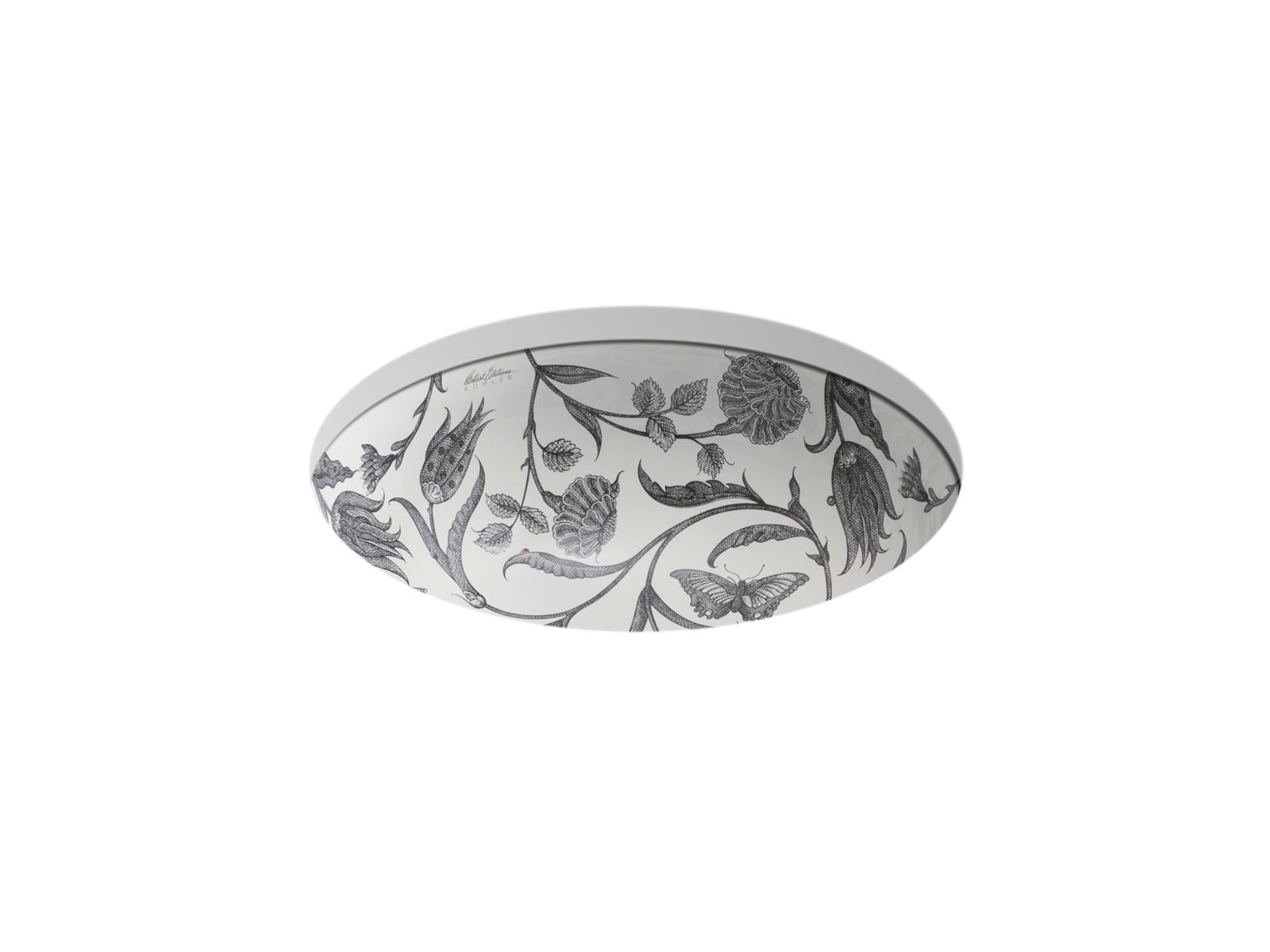 Botanical Study™ Camber® Undermount bathroom sink
