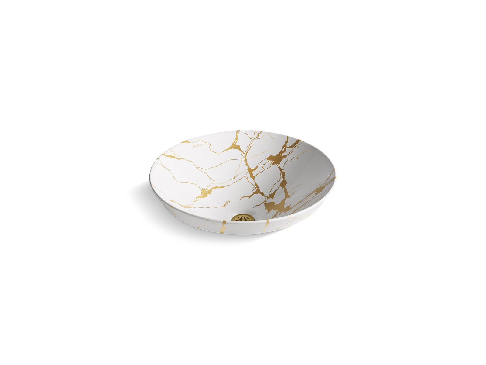 Aureus® 16-3/4" round vessel bathroom sink, no overflow