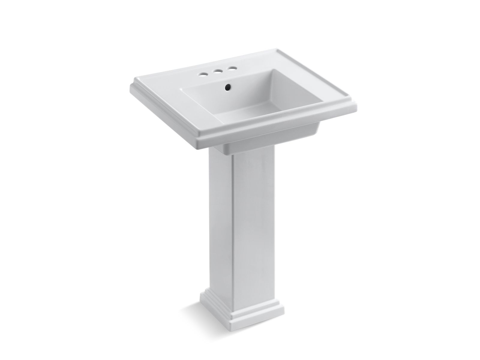 Tresham® 24" square pedestal bathroom sink