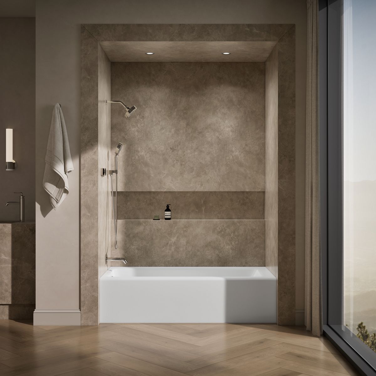 2558-bellwether-66-x-32-alcove-bath-left-drain-11.jpg Bellwether® 66" x 32" alcove bath, left drain