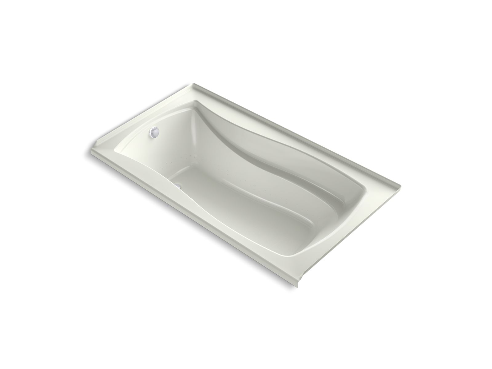 2564-mariposa-66-x-36-alcove-heated-bubblemassage-air-bath-left-drain-3.jpg Mariposa® 66" x 36" alcove Heated BubbleMassage™ air bath, left drain