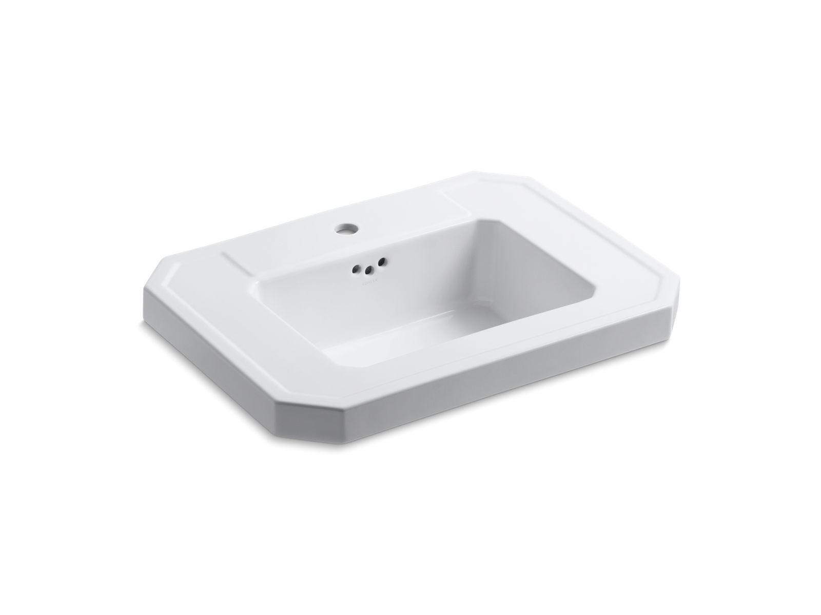 Kathryn® Bathroom sink basin with single faucet hole
