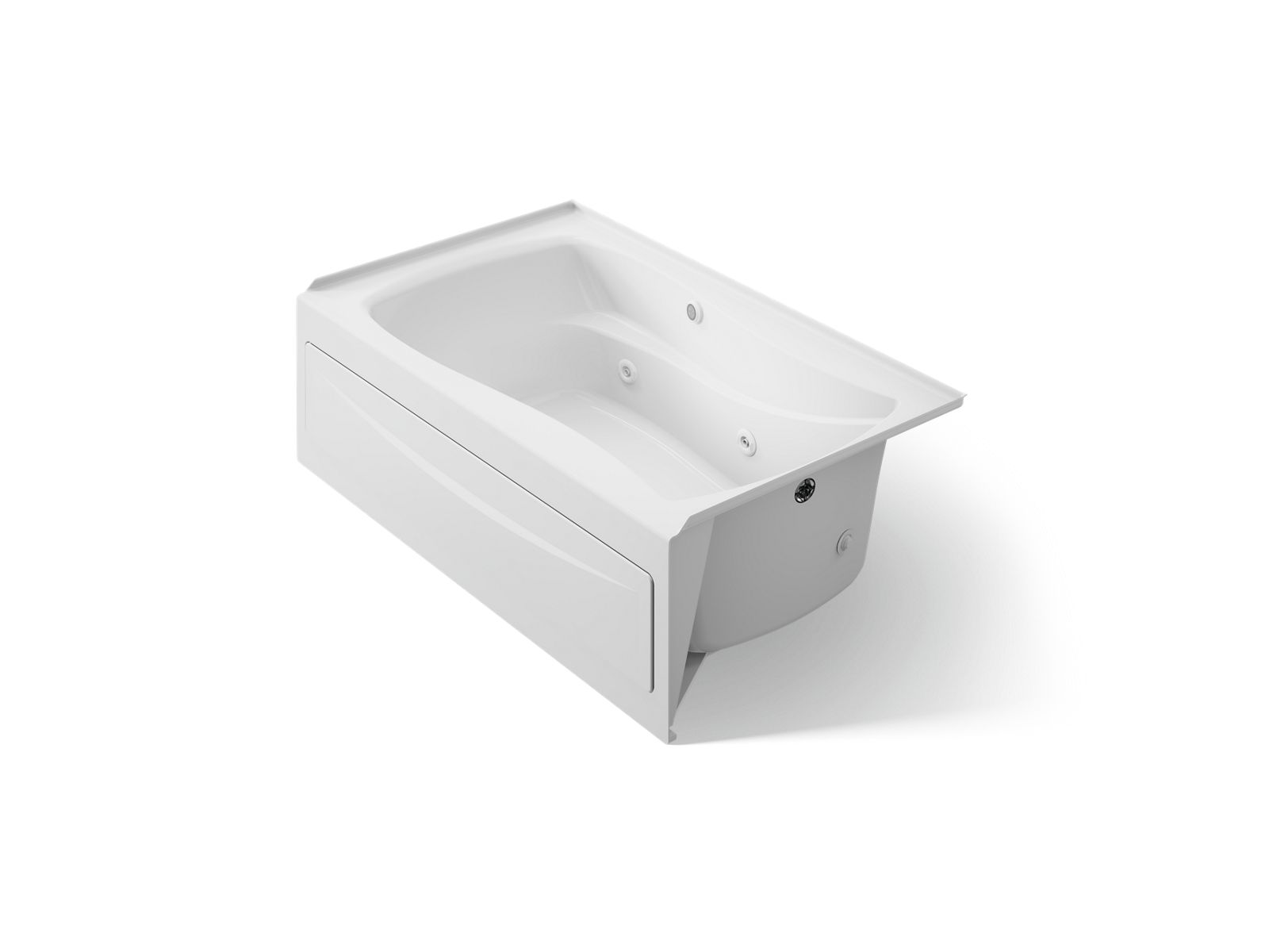 2611-mariposa-60-x-36-alcove-whirlpool-bath-bask-heated-surface-right-drain-1.jpg Mariposa® 60" x 36" alcove whirlpool bath Bask® heated surface, right drain