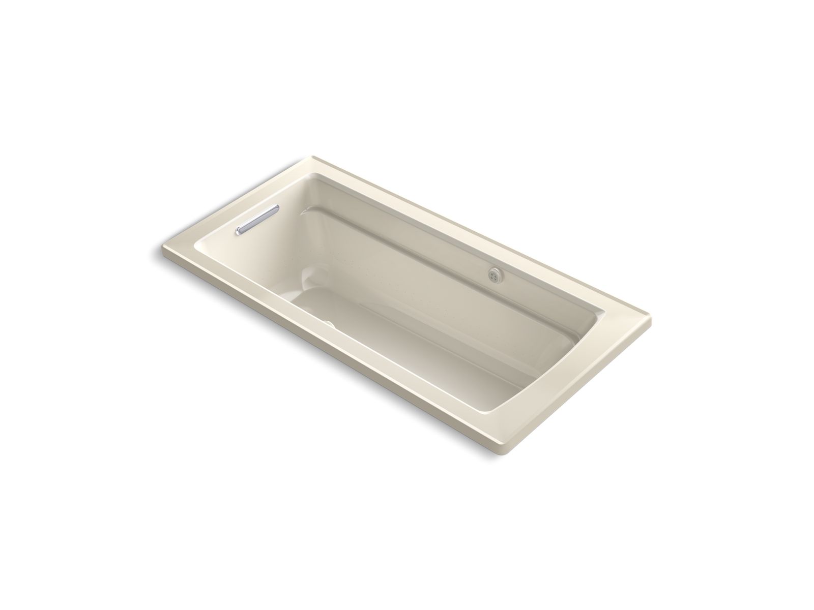 2630-archer-66-x-32-drop-in-bubblemassage-air-bath-with-bask-heated-surface-and-end-drain-3.jpg Archer® 66" x 32" drop-in BubbleMassage™ air bath with Bask® heated surface and end drain