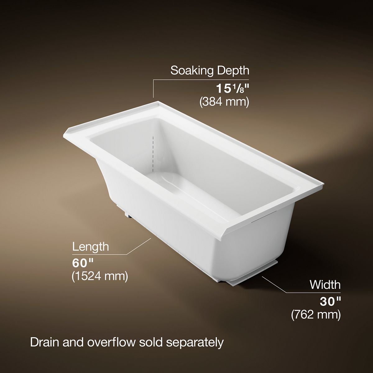 2641-archer-60-x-30-alcove-bath-with-bask-heated-surface-right-drain-15.jpg Archer® 60" x 30" alcove bath with Bask® heated surface, right drain