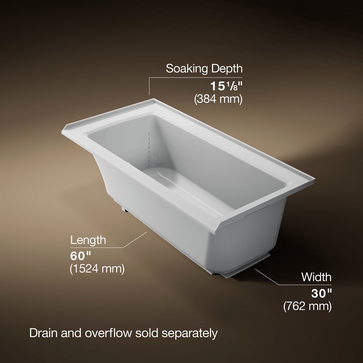 2641-archer-60-x-30-alcove-bath-with-bask-heated-surface-right-drain-17.jpg Archer® 60" x 30" alcove bath with Bask® heated surface, right drain