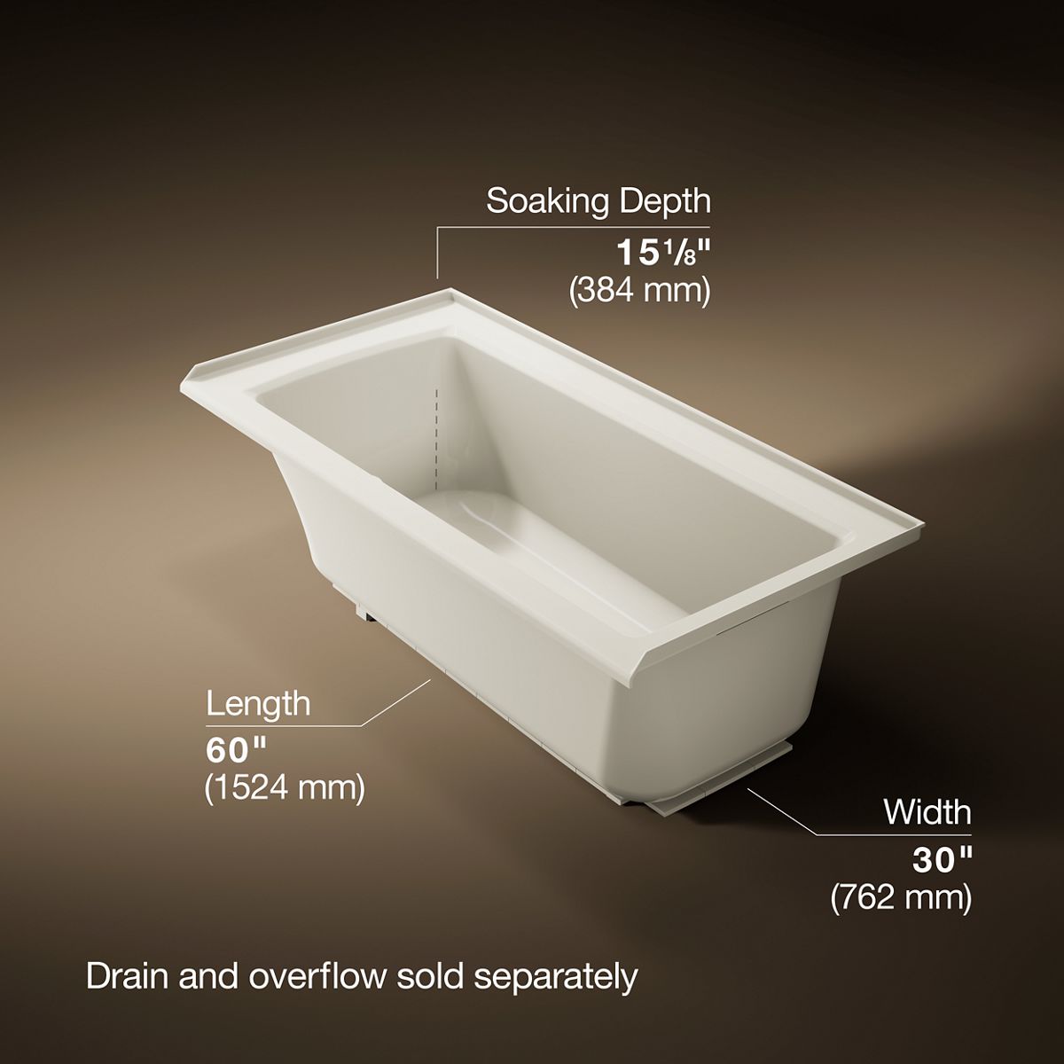 2641-archer-60-x-30-alcove-bath-with-bask-heated-surface-right-drain-18.jpg Archer® 60" x 30" alcove bath with Bask® heated surface, right drain