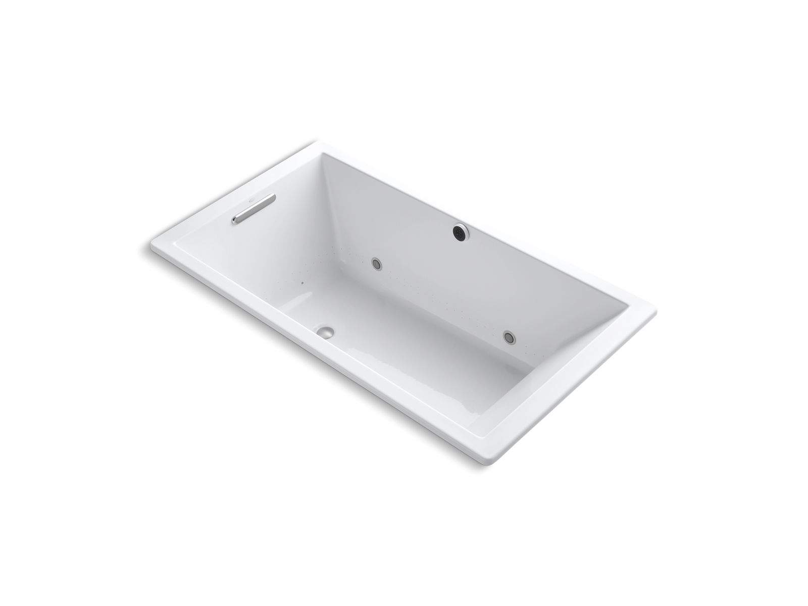 Underscore® 66" x 36" drop-in BubbleMassage™ air bath with chromatherapy