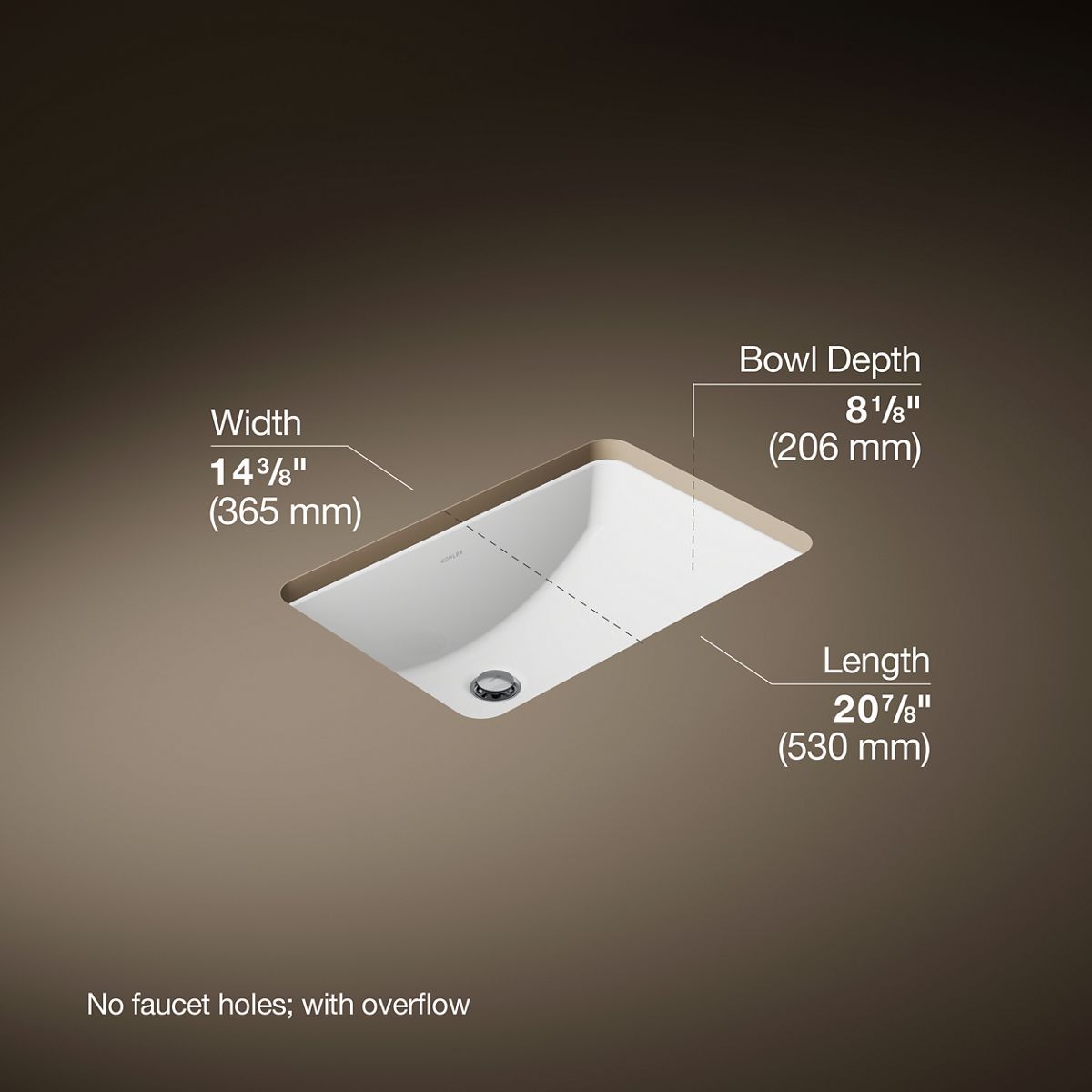 26753-ladena-21-rectangular-undermount-bathroom-sink-with-glazed-underside-no-overflow-20.jpg Ladena® 21" rectangular undermount bathroom sink with glazed underside, no overflow