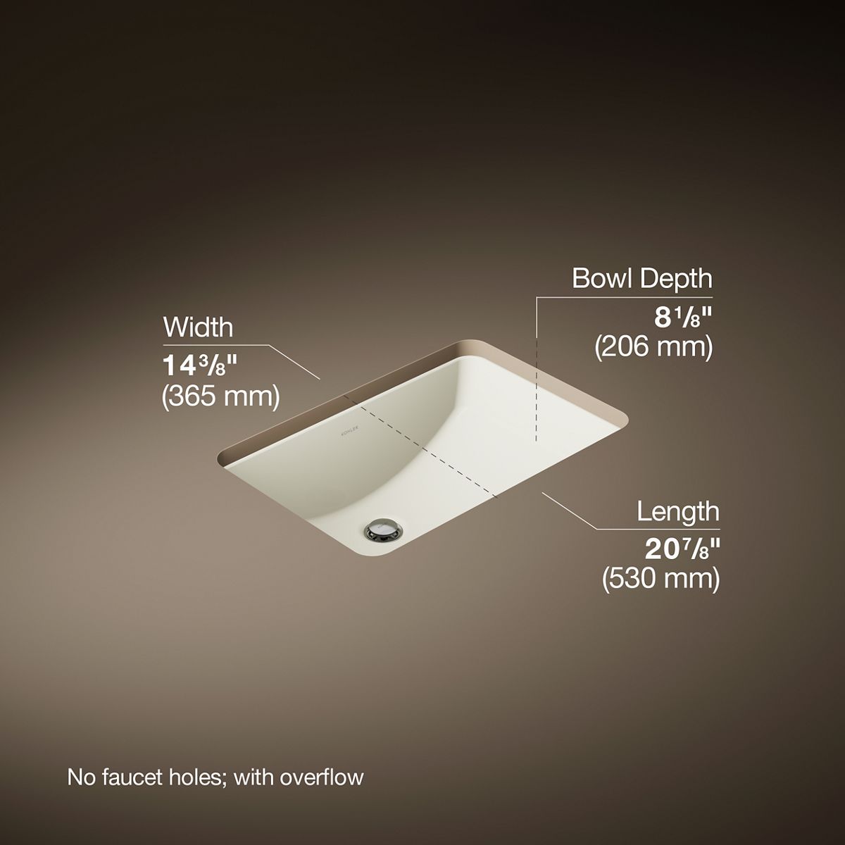 26753-ladena-21-rectangular-undermount-bathroom-sink-with-glazed-underside-no-overflow-22.jpg Ladena® 21" rectangular undermount bathroom sink with glazed underside, no overflow