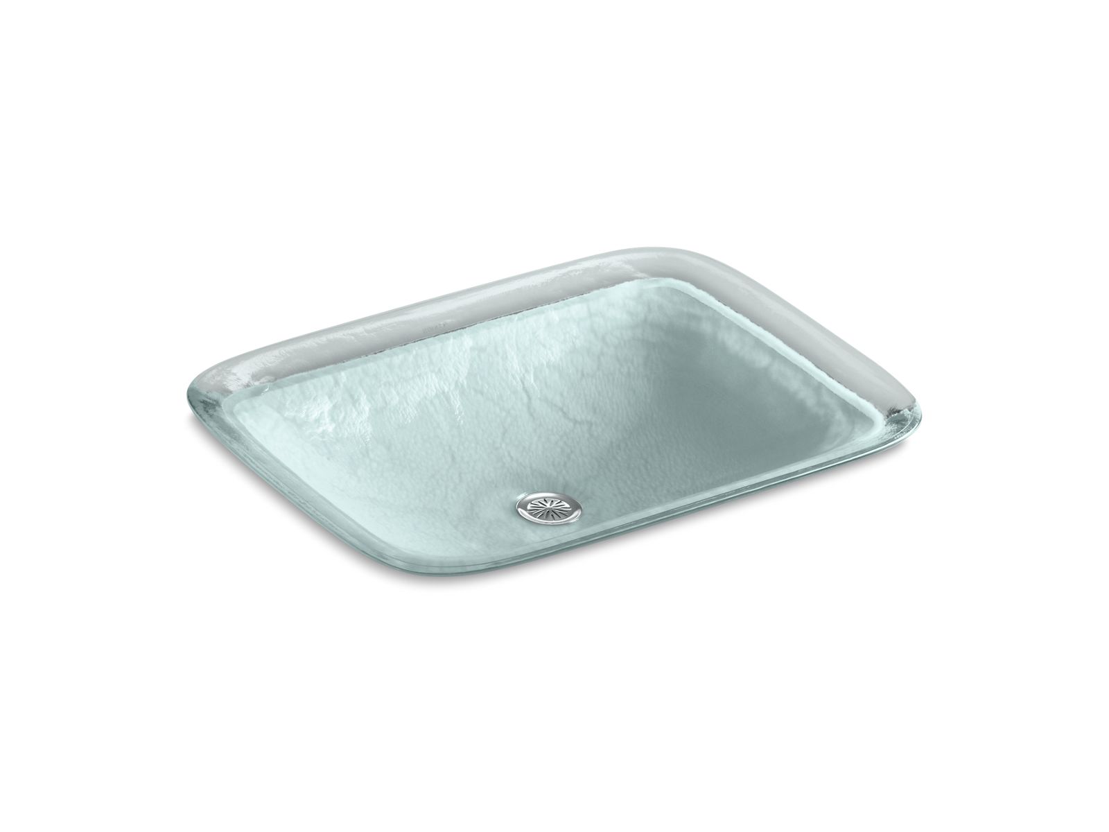 Inia® 20-3/4" rectangular drop-in bathroom sink, no overflow