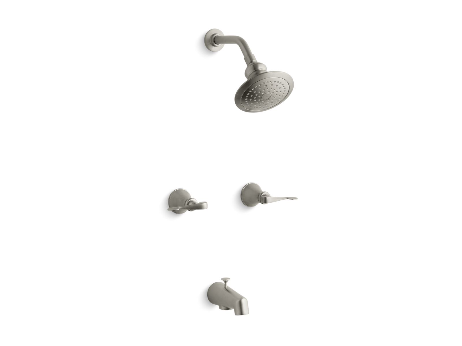 273-revival-bath-and-shower-faucet-with-scroll-lever-handles-and-standard-showerarm-and-flange-2.jpg Revival® Bath and shower faucet with scroll lever handles and standard showerarm and flange