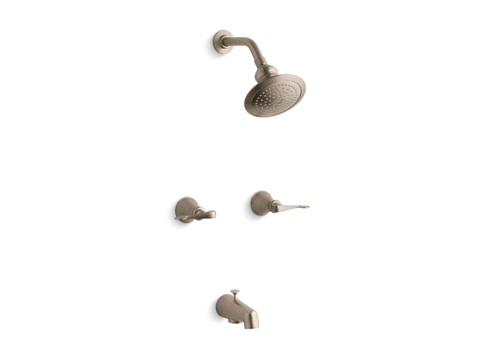 273-revival-bath-and-shower-faucet-with-scroll-lever-handles-and-standard-showerarm-and-flange-3.jpg Revival® Bath and shower faucet with scroll lever handles and standard showerarm and flange