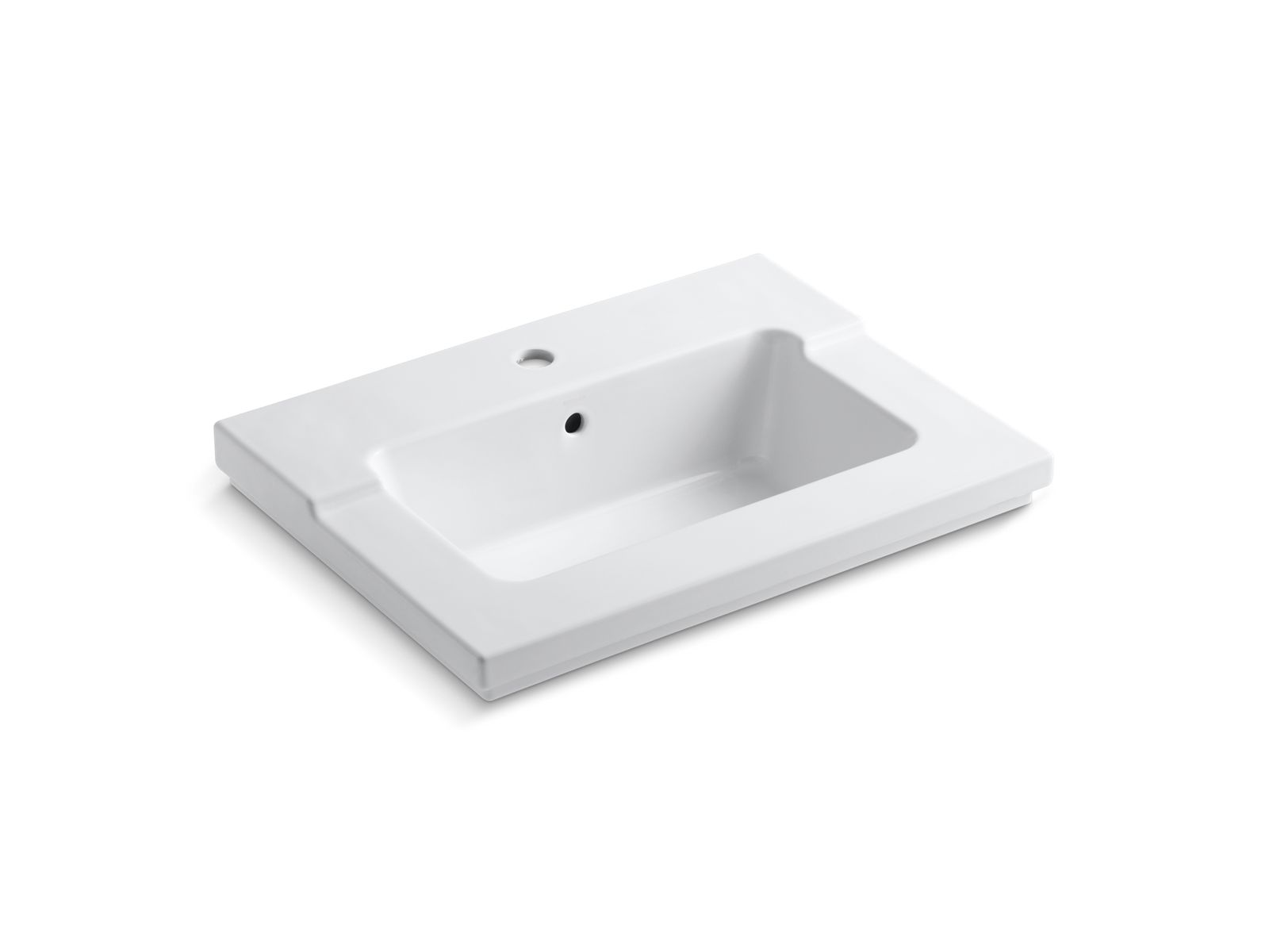 Tresham® Vanity-top bathroom sink with single faucet hole