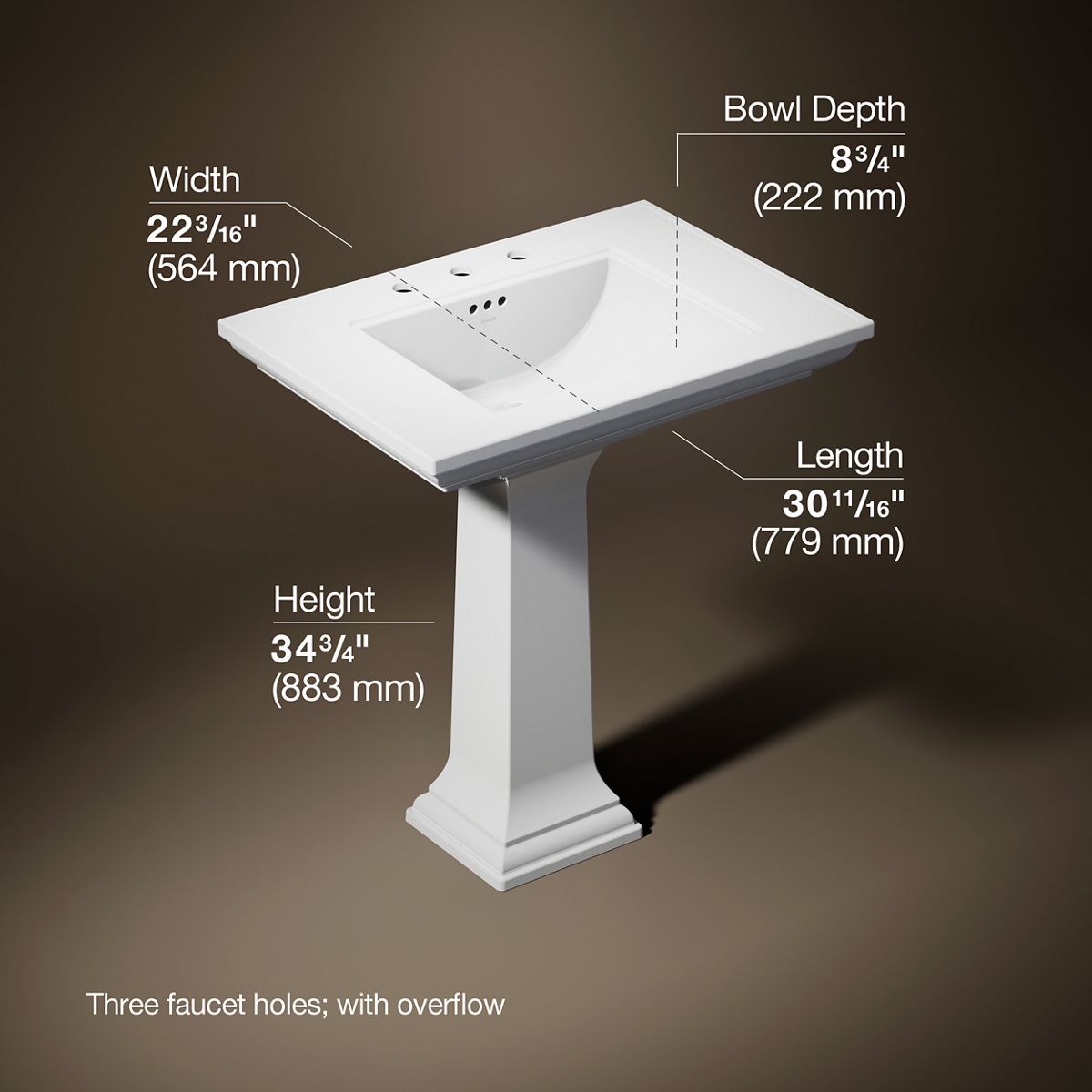 27549-memoirs-stately-30-3-4-rectangular-pedestal-bathroom-sink-25.jpg Memoirs® Stately 30-3/4" rectangular pedestal bathroom sink