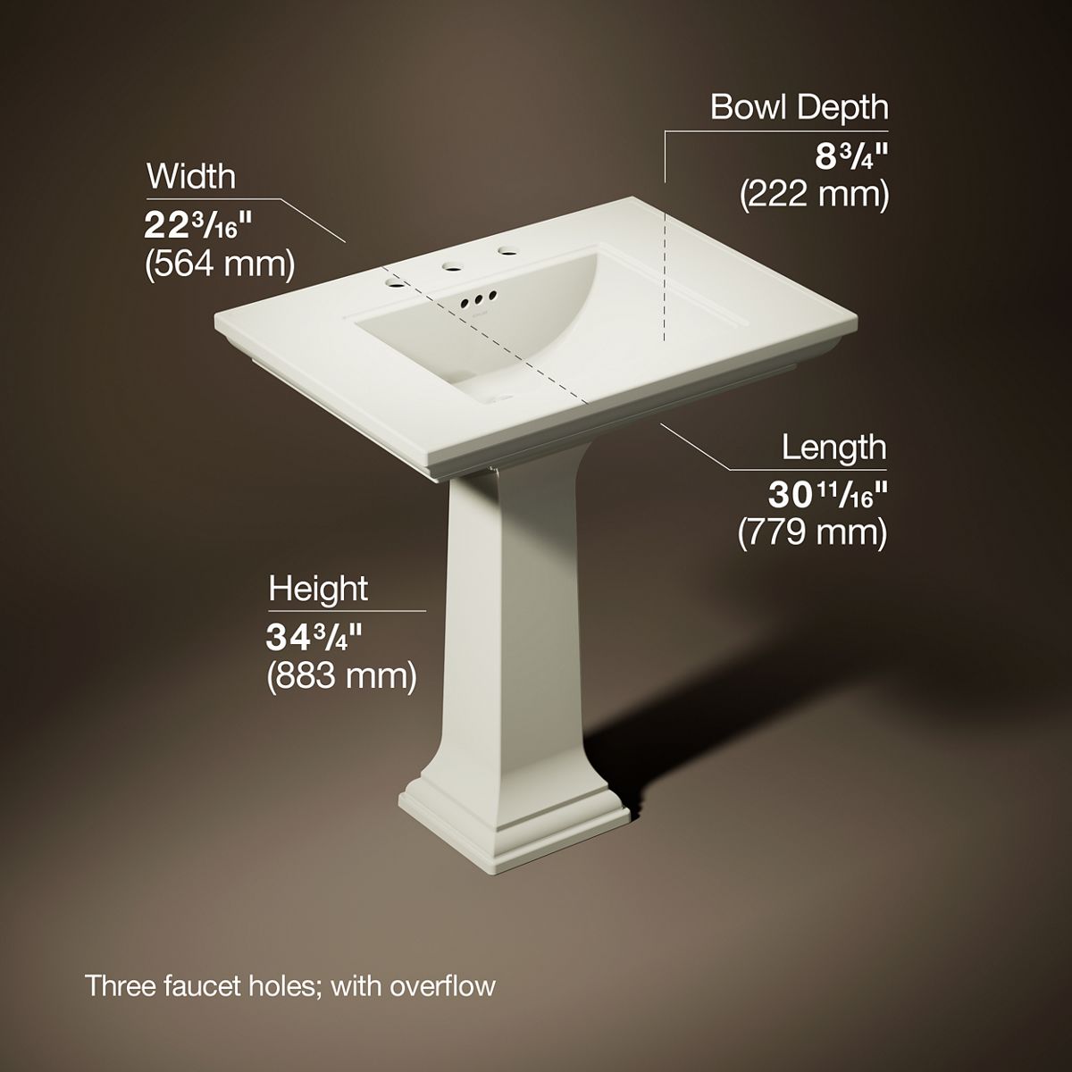 27549-memoirs-stately-30-3-4-rectangular-pedestal-bathroom-sink-28.jpg Memoirs® Stately 30-3/4" rectangular pedestal bathroom sink