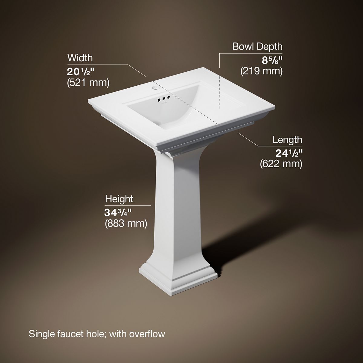 27902-memoirs-stately-25-rectangular-pedestal-bathroom-sink-21.jpg Memoirs® Stately 25" rectangular pedestal bathroom sink