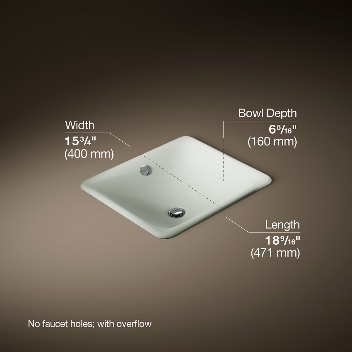 27987-iron-plains-18-1-2-rectangular-drop-in-undermount-bathroom-sink-28.jpg Iron Plains® 18-1/2" rectangular drop-in/undermount bathroom sink
