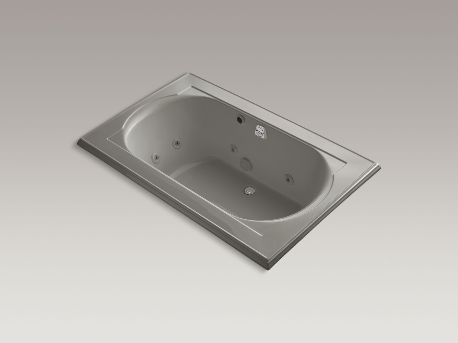 2813-memoirs-66-x-42-drop-in-whirlpool-bath-with-end-drain-heater-and-custom-pump-location-without-jet-trim-10.jpg Memoirs® 66" x 42" drop-in whirlpool bath with end drain, heater and custom pump location without jet trim