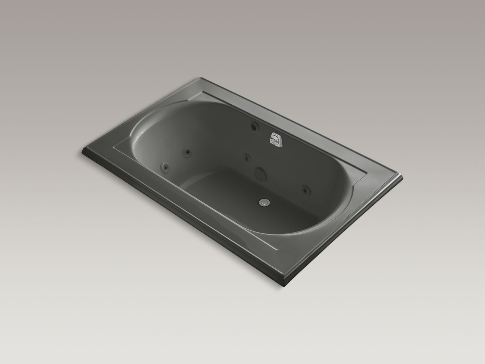 2813-memoirs-66-x-42-drop-in-whirlpool-bath-with-end-drain-heater-and-custom-pump-location-without-jet-trim-5.jpg Memoirs® 66" x 42" drop-in whirlpool bath with end drain, heater and custom pump location without jet trim