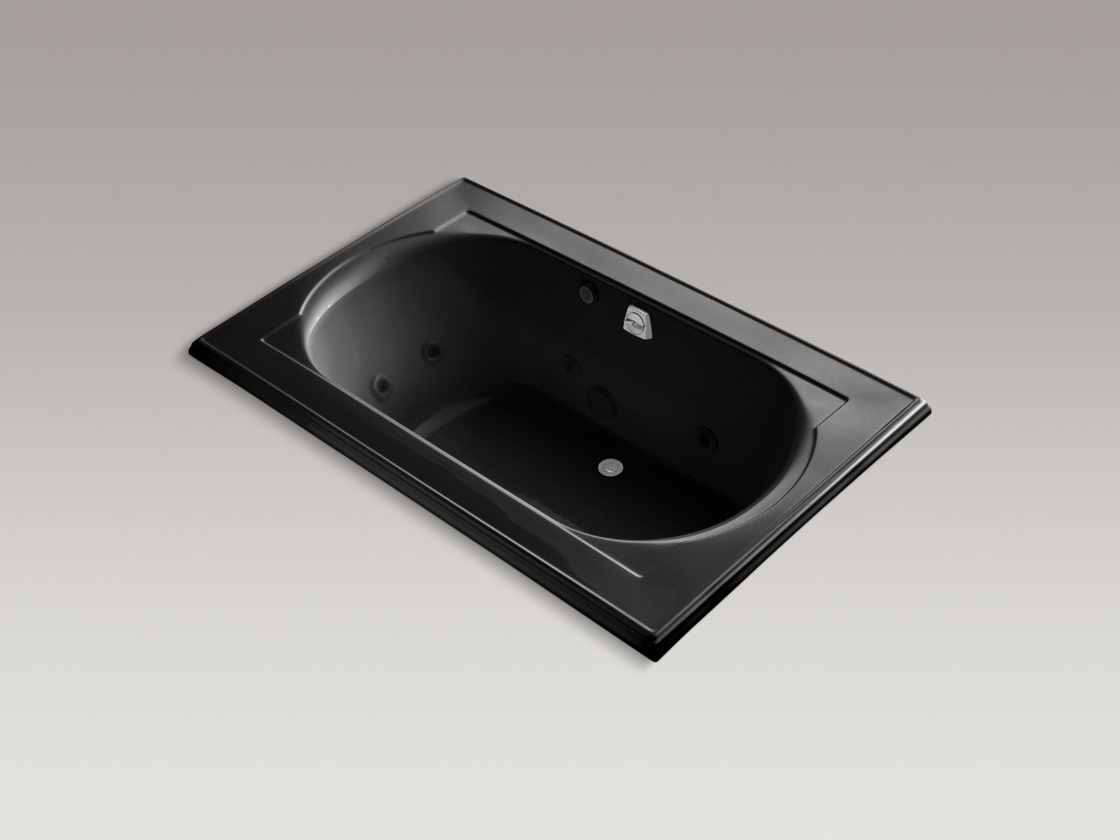 2813-memoirs-66-x-42-drop-in-whirlpool-bath-with-end-drain-heater-and-custom-pump-location-without-jet-trim-6.jpg Memoirs® 66" x 42" drop-in whirlpool bath with end drain, heater and custom pump location without jet trim
