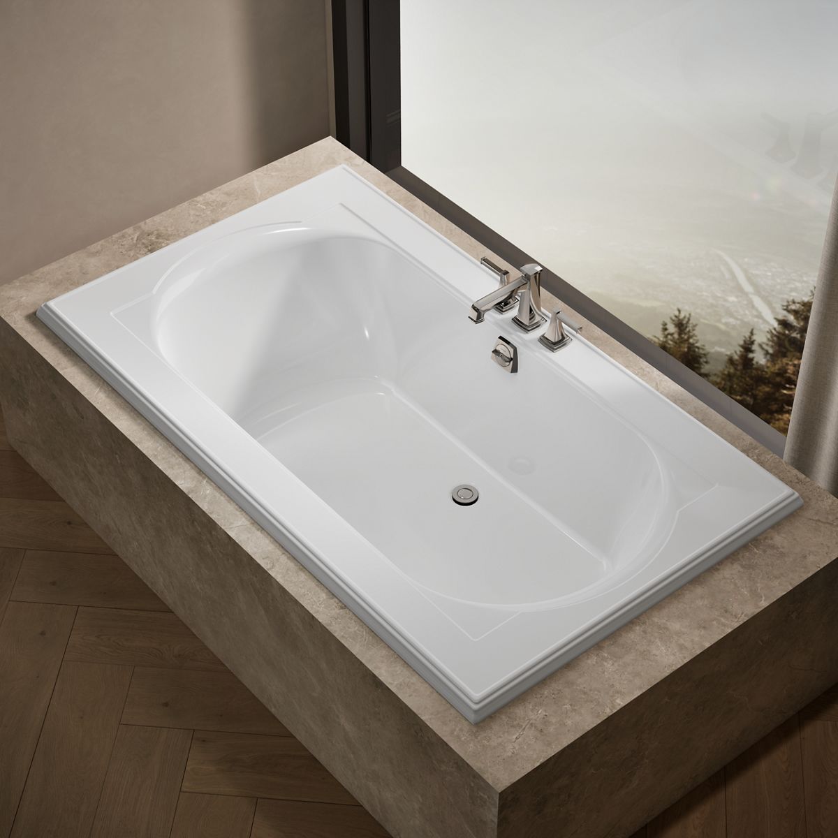 2866-memoirs-72-x-42-drop-in-bath-12.jpg Memoirs® 72" x 42" drop-in bath