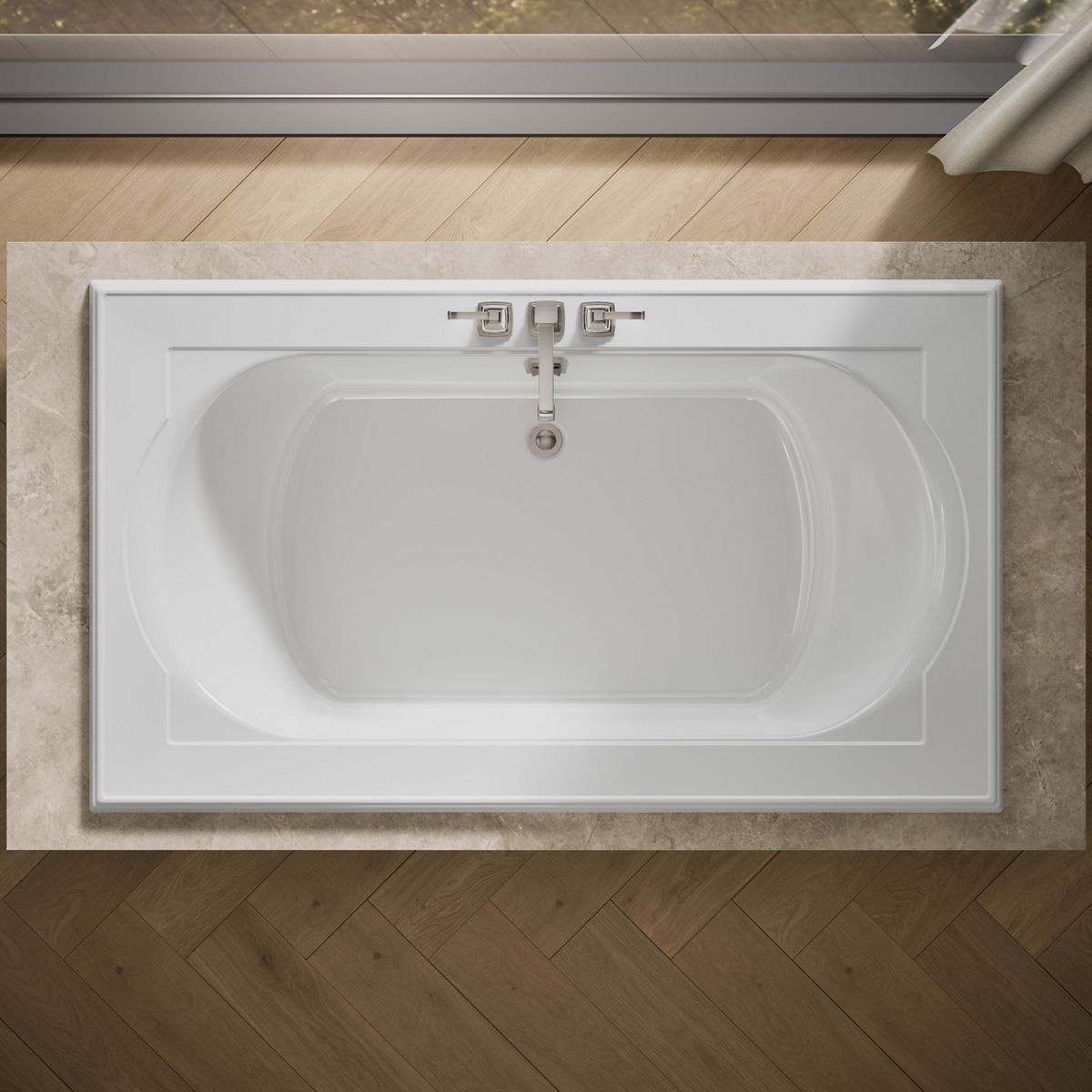 2866-memoirs-72-x-42-drop-in-bath-22.jpg Memoirs® 72" x 42" drop-in bath