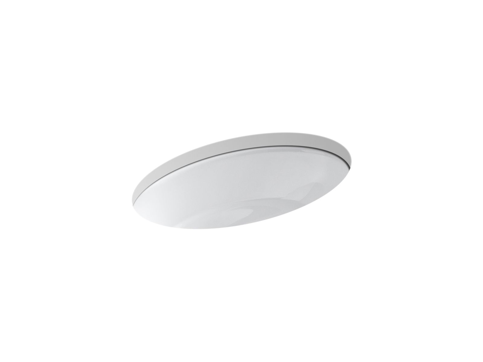 Thoreau® Undermount bathroom sink with 4" oversize centerset faucet holes