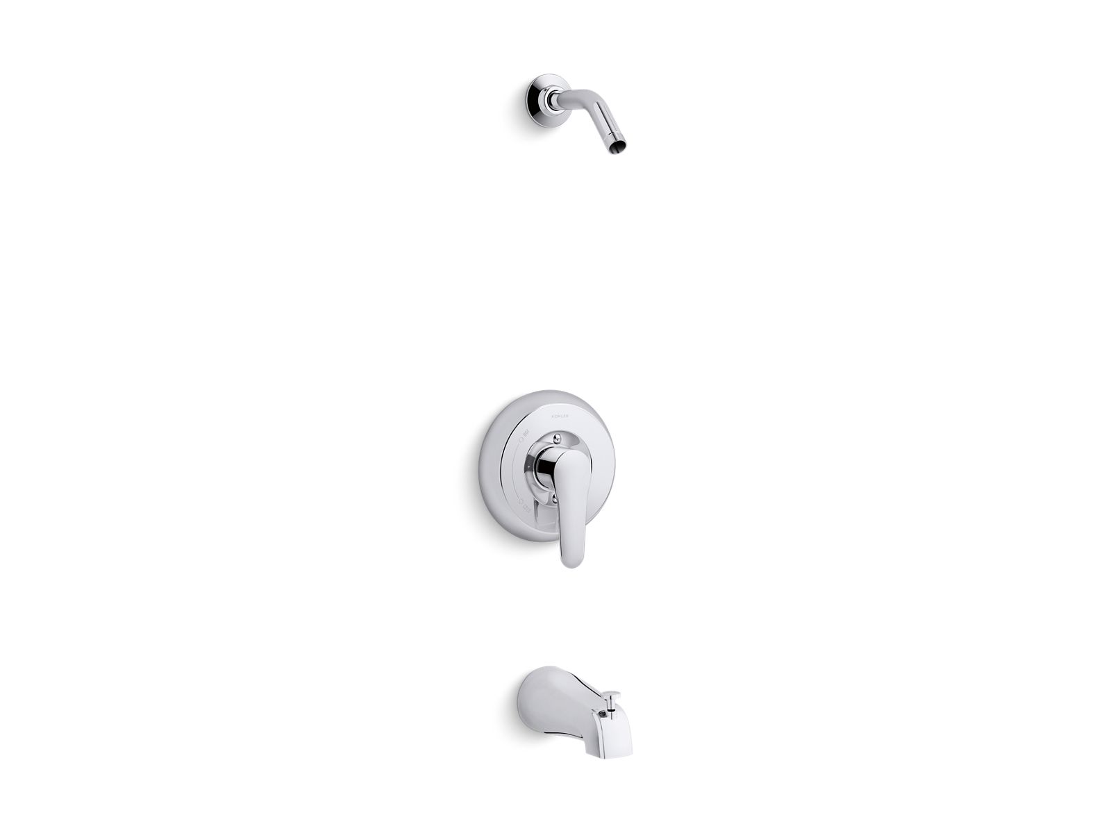 July® Rite-Temp® bath and shower trim kit, without showerhead