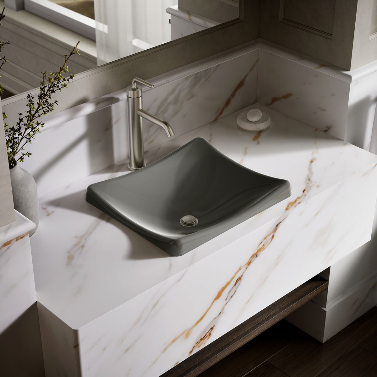 29027-demilav-18-1-4-rectangular-vessel-bathroom-sink-no-overflow-36.jpg DemiLav® 18-1/4" rectangular vessel bathroom sink, no overflow
