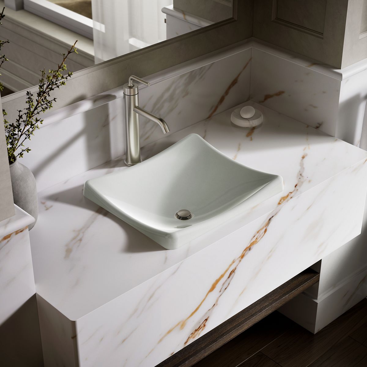 29027-demilav-18-1-4-rectangular-vessel-bathroom-sink-no-overflow-40.jpg DemiLav® 18-1/4" rectangular vessel bathroom sink, no overflow