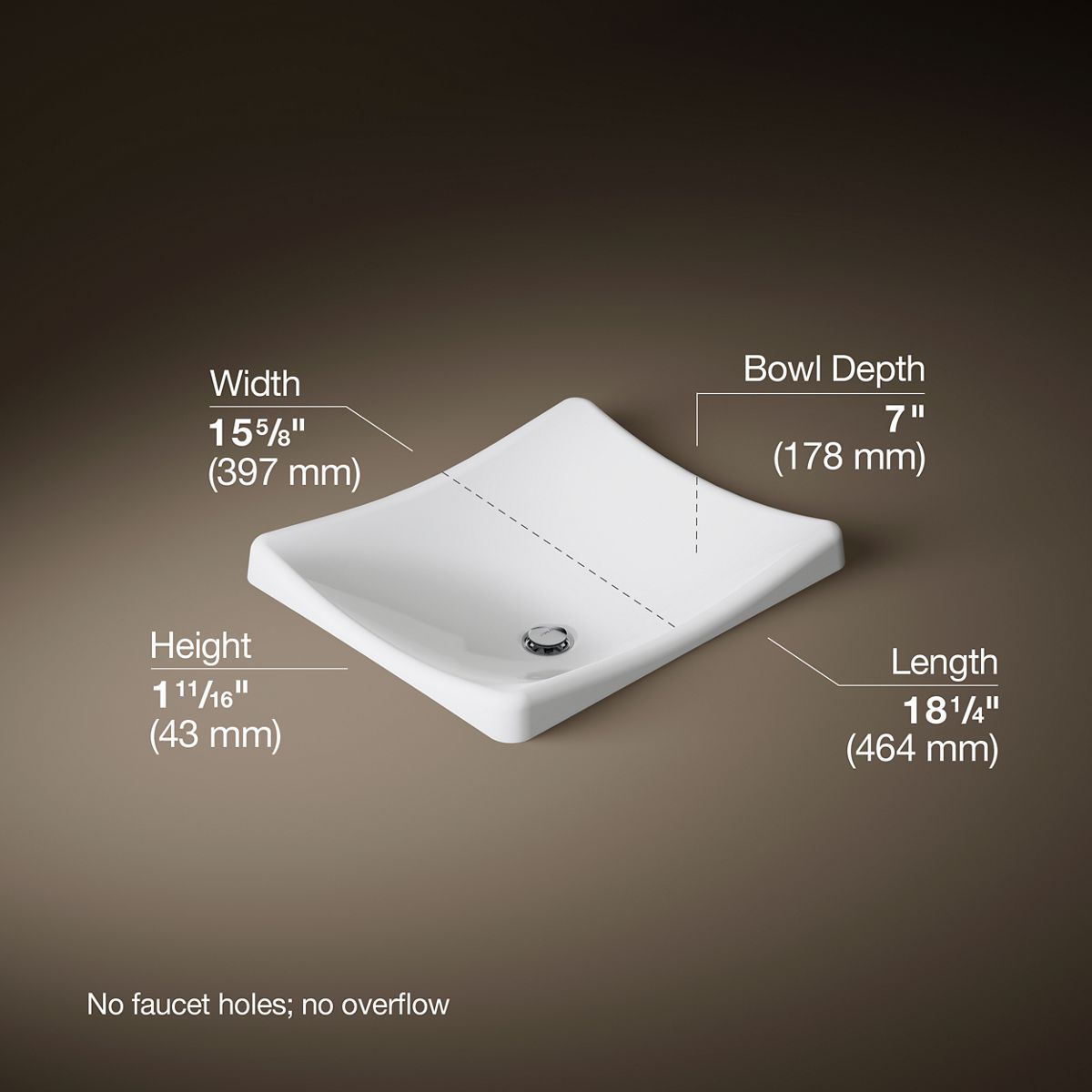 29027-demilav-18-1-4-rectangular-vessel-bathroom-sink-no-overflow-42.jpg DemiLav® 18-1/4" rectangular vessel bathroom sink, no overflow