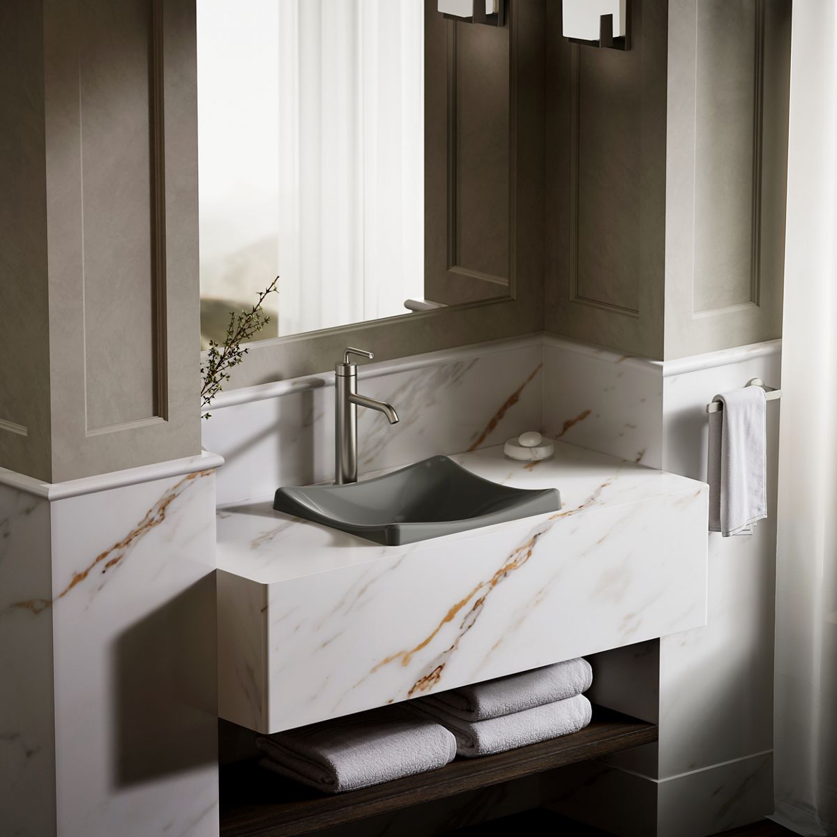 29027-demilav-18-1-4-rectangular-vessel-bathroom-sink-no-overflow-50.jpg DemiLav® 18-1/4" rectangular vessel bathroom sink, no overflow