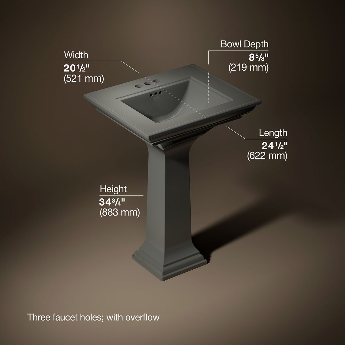 29246-memoirs-stately-25-rectangular-pedestal-bathroom-sink-22.jpg Memoirs® Stately 25" rectangular pedestal bathroom sink