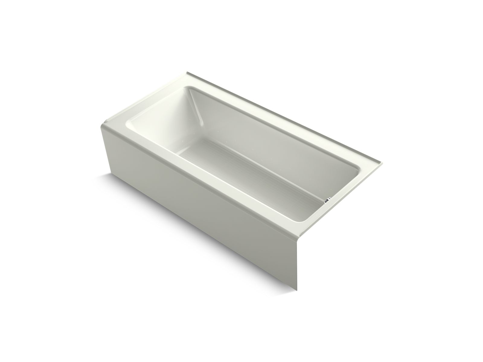 2937-bellwether-66-x-32-alcove-bubblemassage-air-bath-with-biscuit-airjet-trim-right-hand-drain-and-heater-2.jpg Bellwether® 66" x 32" alcove BubbleMassage™ air bath with Biscuit airjet trim, right-hand drain and heater